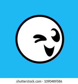 funny face winking