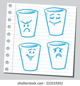 Funny faces glasses