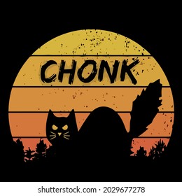 funny fat cats meme chonk cat eco friendly design vector illustration for use in design and print wall art poster canvas