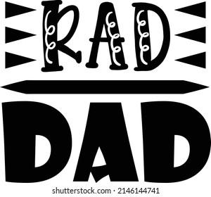 Funny Fathers Day Svg Design Eps Stock Vector (Royalty Free) 2146144741