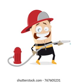 funny firefighter clipart