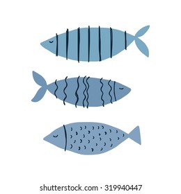funny fish background card