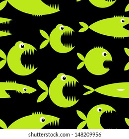 Funny fish cartoon for your design