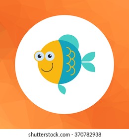 Funny fish icon