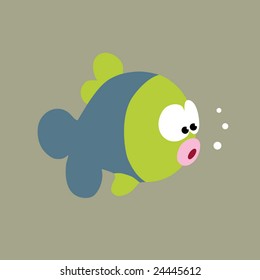 funny fish vector (more in portfolio)