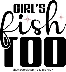 Funny Fishing "Svg" Design and eps file