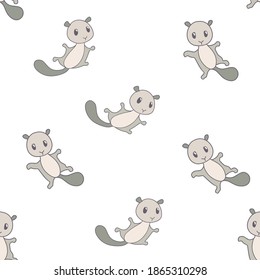 funny flying squirrel combo vector