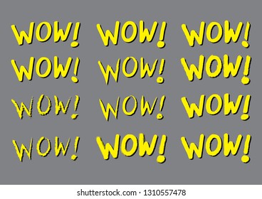 Funny font. WOW!