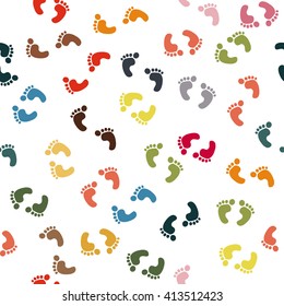 Funny footprints
