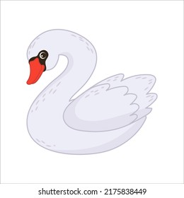 funny forest animal isolated on transparent background. vector illustration