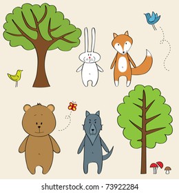 funny forest animals