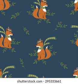 Funny foxy pattern