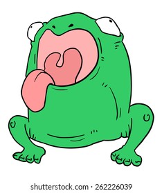 Funny frog