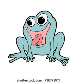 funny frog draw