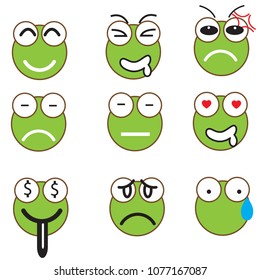 funny frog emoticon