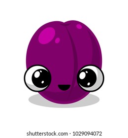 funny fruit face, social media icon