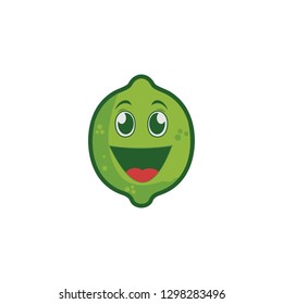 funny fruit logo template