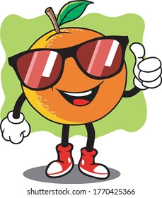 FUNNY FRUITS FOR ADVERTIDING OR T SHIRT ILLUSTRATION  VECTOR