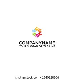 FUNNY FULL COLOR  COMMUNITY LOGO