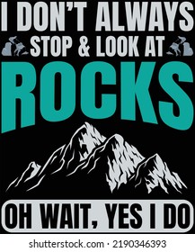 Funny Geologist Gift Professor Rock Collector Geology T-Shirt Design