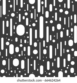 Funny geometrical scandinavian pattern with lines. Abstract background. Stock vector.