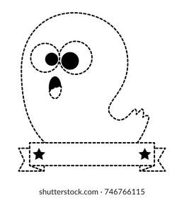 funny ghost halloween character