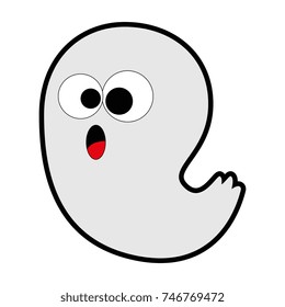 funny ghost halloween character