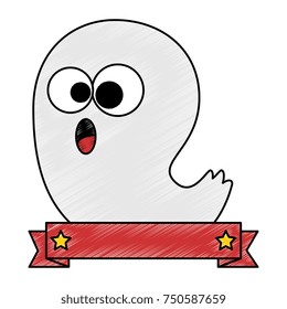 funny ghost halloween character