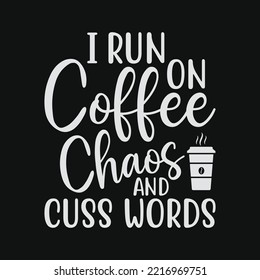 Diseño divertido de camisetas de café con regalo