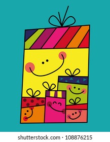 Funny gift collection, ideal for gift card, birthday card, christmas card