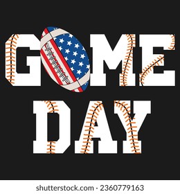 funny gift Game Day Football Season T-Shirt design .Here You Can find and Buy T Shirt Design Digital Files for yourself, friends and family, or anyone who supports your Special Day. vector file