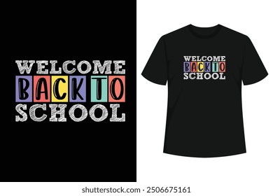 Funny Gifts Ideas for Kids - Welcome Back To School Shirt. Awesome present for teachers, pupil, students, schoolchild, educator, nephew, son, girl, schoolgirl, kinder, daughter, schoolboy, 