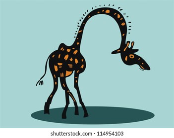 Funny giraffe
