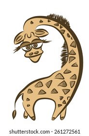 Funny giraffe 