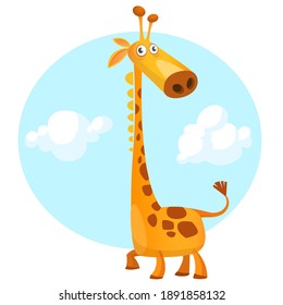 Gracioso diseño de dibujos animados. Ilustración de vectores aislada