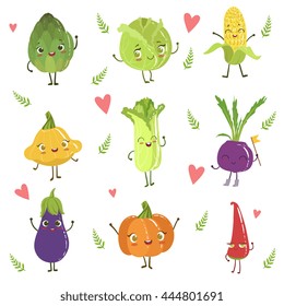 Funny Girly Design Vegetables Collection