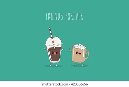 11,372 Cartoon coffee friends Images, Stock Photos & Vectors | Shutterstock