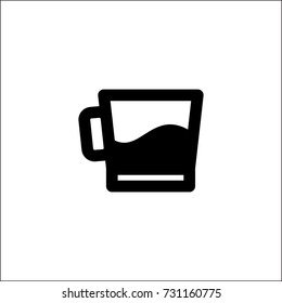 Funny Glass Glyph Icon Vector