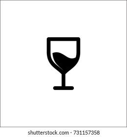 Funny Glass Icon Vector Glyph 