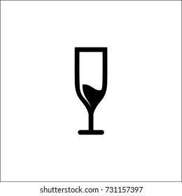 Funny Glass Icon Vector Glyph 