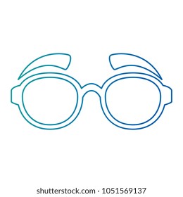 funny glasses accessory icon
