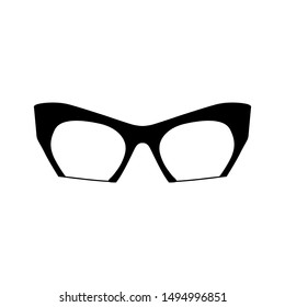 Funny Glasses icon template color editable. Glasses symbol vector sign isolated on white background. Simple logo in eps 10 for graphic and web design. Vector illustration.