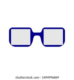 Funny Glasses icon template color editable. Glasses symbol vector sign isolated on white background. Simple logo in eps 10 for graphic and web design. Vector illustration.