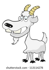 Funny Goat Stock Vector (Royalty Free) 113114278 | Shutterstock