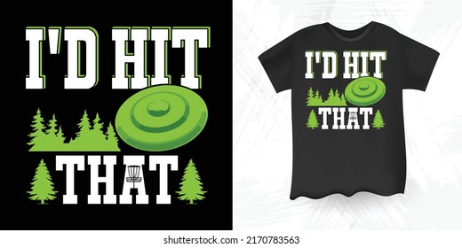 Funny Golf Disc T-shirt Design
