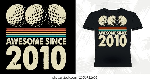 Funny Golf Players Golfer Retro Vintage Golfing T-shirt Design