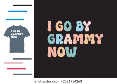 Funny grandma t shirt design