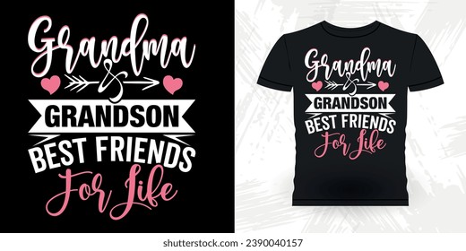 Funny Grandma Vintage Mother's Day T-shirt Design