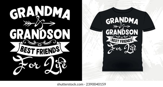 Funny Grandma Vintage Mother's Day T-shirt Design