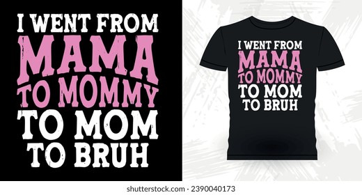 Funny Grandma Vintage Mother's Day T-shirt Design